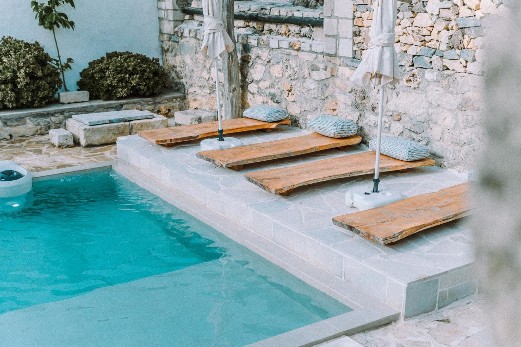 Villa Antonia'S Stonebuilt Mansion With A Private Pool Arménoi Exterior foto