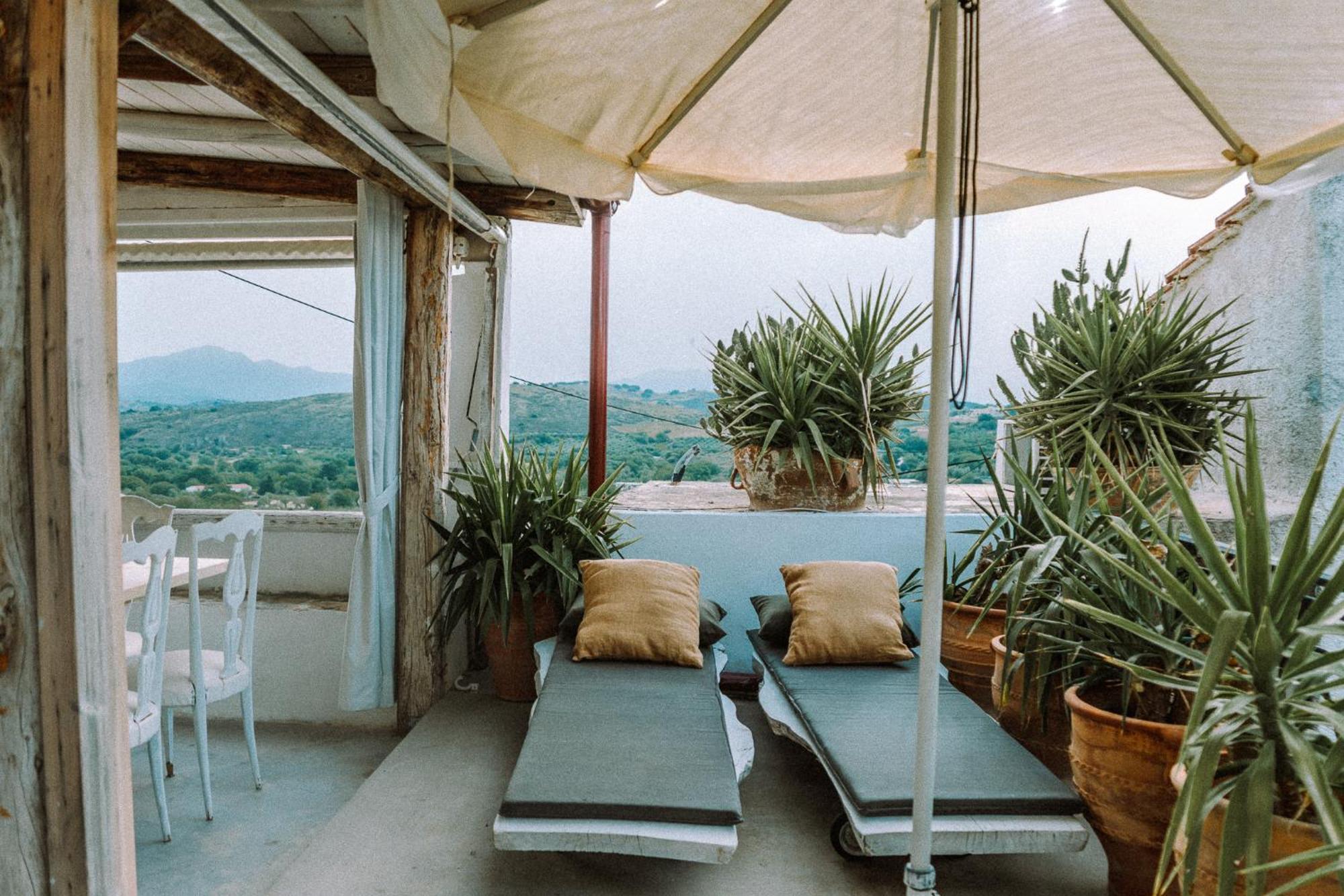 Villa Antonia'S Stonebuilt Mansion With A Private Pool Arménoi Exterior foto